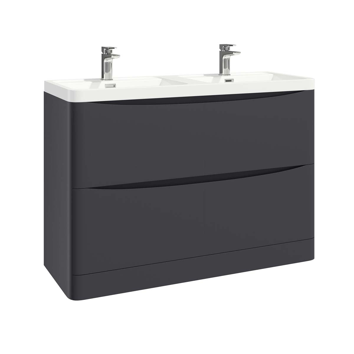 Scudo Bella 1200mm Floorstanding Unit Only - Matt Grey - BELLA-1200FLOORCAB-MATTGREY
