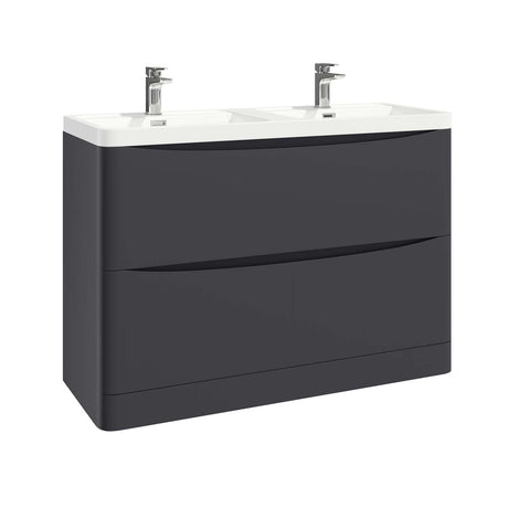 Scudo Bella 1200mm Floorstanding Unit Only - Matt Grey - BELLA-1200FLOORCAB-MATTGREY