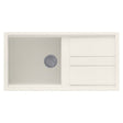 Reginox BEST 480 Elleci Reversible Granite 1 Bowl Kitchen Sink - Granitek Cream - BEST 480 C
