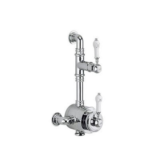 Burlington Stour Chrome Exposed Valve Single Outlet - BF1S - TAP 'N' SHOWER