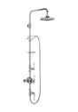Burlington Stour Exposed Chrome Dual Outlet Valve with Dual Controls - BF3S