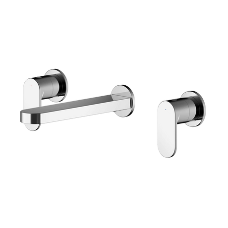 Nuie Binsey Wall Mounted 3-Hole  Basin Mixer Tap without Plate - Chrome - BIN317