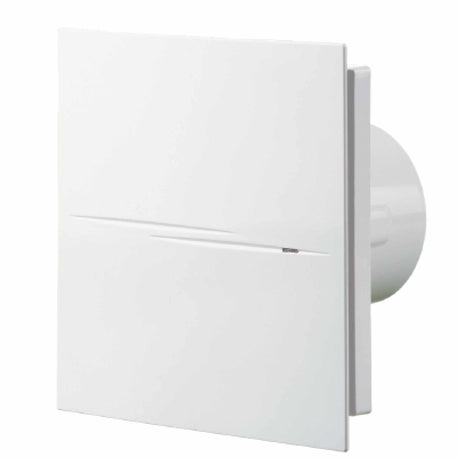 Blauberg Calm Design white low noise energy efficient 100mm bathroom extractor fan with timer