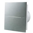 Blauberg Calm Design chrome 100mm low noise energy efficient bathroom extractor fan with timer
