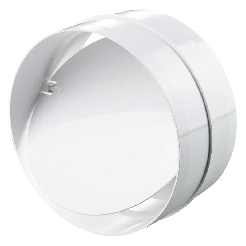 Blauberg Round Circular 100mm inline ventilation duct back draught shutter for bathroom airflow control