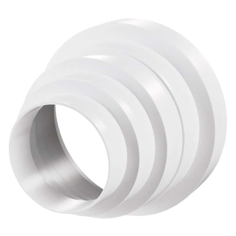 Blauberg Plastic Ducting Cone Reducer 150mm to 80mm white plastic durable lightweight design