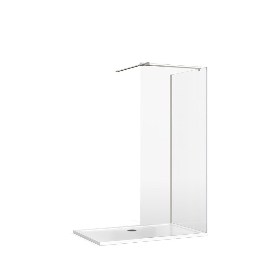 Burlington 8 T - Brace Bar - Brushed Nickel - BUTBRACEL - TAP 'N' SHOWER