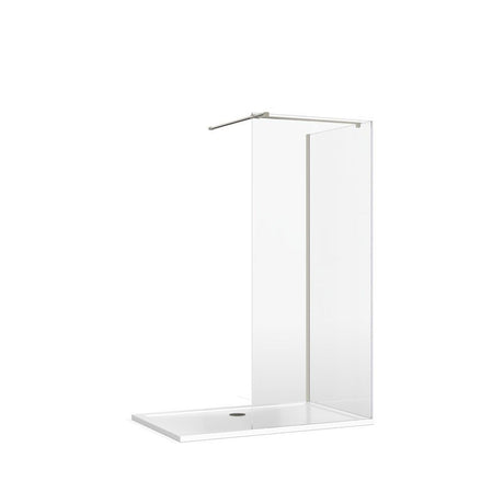Burlington 8 T - Brace Bar - Brushed Nickel - BUTBRACEL - TAP 'N' SHOWER