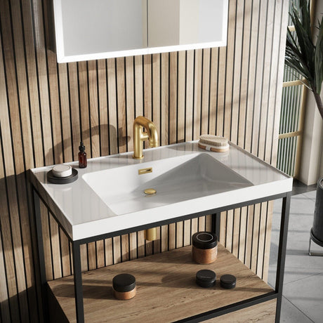 Scudo Boho Basin 800mm - White - BOHO - 800BASIN - TAP 'N' SHOWER