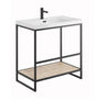 Scudo Boho SS Frame 800 - Black - BOHO - 800FRAME - TAP 'N' SHOWER