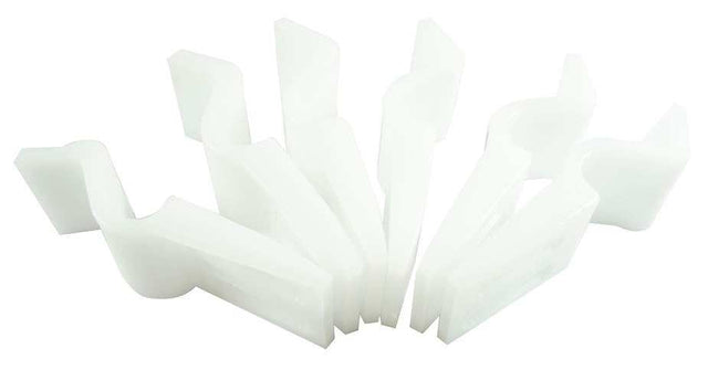 Nuie Bath Panels Gloss White Contemporary Panel Clips - BPC001