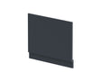 Hudson Reed Juno Bath End Panel & Plinth 700mm Wide - Satin Anthracite - BPR1411