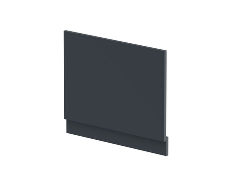 Hudson Reed Juno Bath End Panel & Plinth 700mm Wide - Satin Anthracite - BPR1411