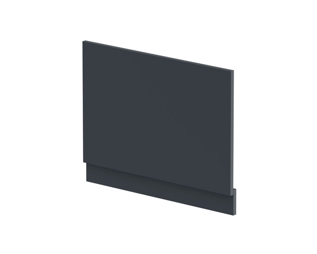 Hudson Reed Juno Bath End Panel & Plinth 750mm Wide - Satin Anthracite - BPR1412