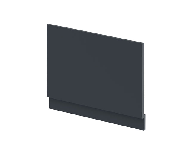 Hudson Reed Juno Bath End Panel 800mm Wide - Satin Anthracite - BPR1413