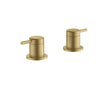 Britton Hoxton Panel Valves - Brushed Brass - HOX.025BB