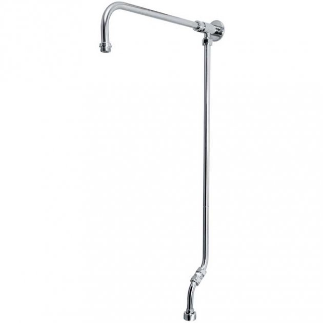 Bristan 1901 Traditional Wall Mounted Fixed Riser Rail - Chrome Plated - N RISE C