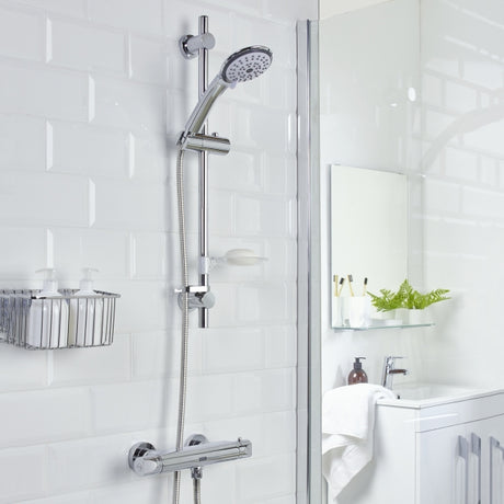 Bristan Artisan FastFit Modern Bar Mixer Shower with Multi Mode Shower Kit - Chrome -  AR2 SHXMTFF C