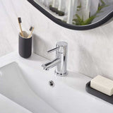 Bristan Blitz Mono Basin Mixer and Clicker Waste - Chrome - BTZ BAS C