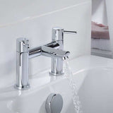 Bristan Blitz Pillar Mounted Bath Filler Tap  - Chrome - BTZ BF C