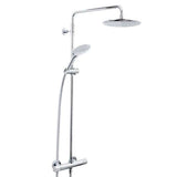 Bristan Carre FastFit Bar Mixer Shower with Fixed Head Shower Kit - Chrome - CR SHXDIVFF C