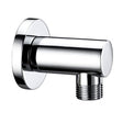 Bristan Contemporary Wall Mounted Round Shower Hose Outlet - Chrome - CARM WORD01 C
