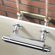Bristan Recessed Modern Wall Mount Fixing 50-62mm Cavity - Chrome Plated - WMNT9 C