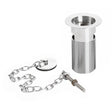 Bristan Contemporary Basin Waste with Plug Slotted - Chrome - W BASIN02 C