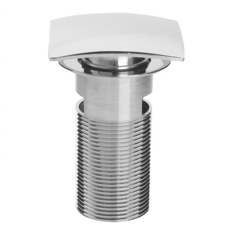 Bristan Slotted Contemporary Square Clicker Basin Waste - Chrome - W BASIN06 C