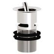 Bristan Slotted Contemporary Round Flip Top Basin Waste - Chrome - W BASIN12 C