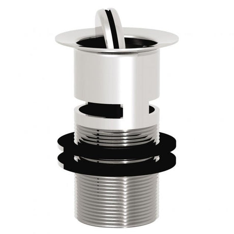 Bristan Slotted Contemporary Round Flip Top Basin Waste - Chrome - W BASIN12 C