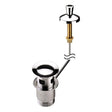 Bristan Slotted Domestic Round Pop Up Basin Waste - Chrome - W BASIN13 C