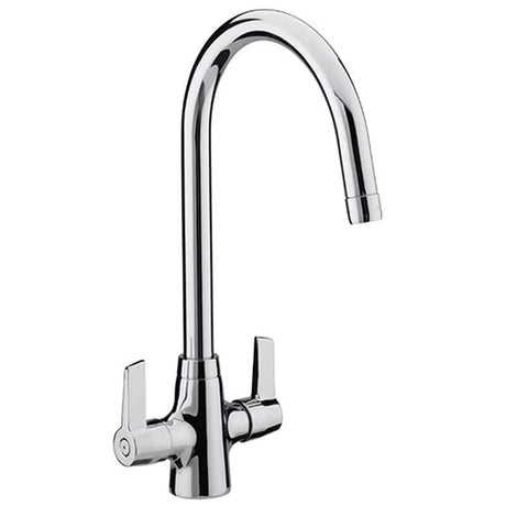 Bristan Echo EasyFit Modern Mono Kitchen Sink Mixer Tap - Chrome - EC SNK EF C