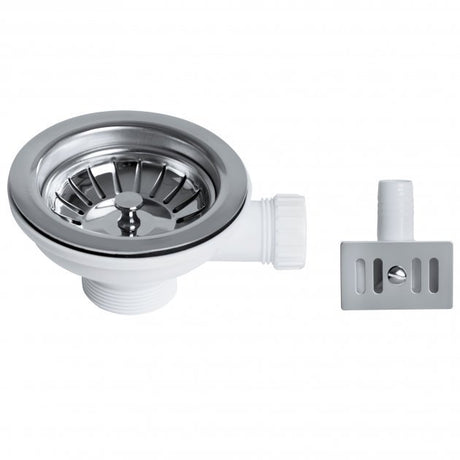 Bristan Economy Basket Strainer Overflow and Kitchen Sink Waste - Chrome - W SNK4 C