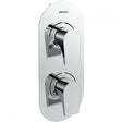 Bristan Hourglass Two Outlet Diverter Recessed Dual Control Thermostatic Shower Valve - Chrome - HOU SHCDIV C