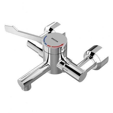 Bristan Wall Mounted TMV3 HTM64 Thermostatic Basin Mixer Tap - Chrome - H64WMT2