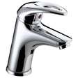 Bristan Java Modern Round Basin Mixer Tap with Clicker Waste - Chrome Plated - J BAS C