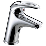 Bristan Java Modern Round Basin Mixer Tap with Clicker Waste - Chrome Plated - J BAS C