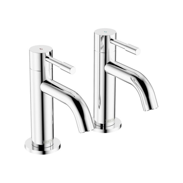 Bristan Mila Basin Pillar Taps - Chrome  - MI 1/2 C