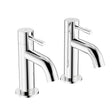 Bristan Mila Bath Pillar Taps - Chrome - MI 3/4 C