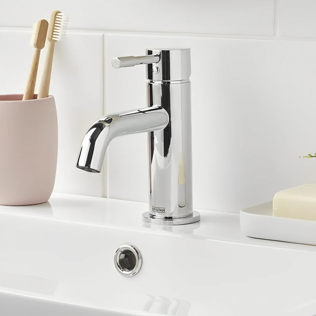 Bristan Mila Mono Basin Mixer Tap with Waste - Chrome - MI BAS C