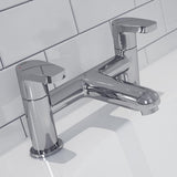 Bristan Orta Modern Round Bath Filler Tap - Chrome - OR BF C