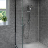 Bristan Prism Exposed Dual Control Shower Valve with Adjustable Riser Kit - Chrome - PM2 CSHXAR C - TAP 'N' SHOWER