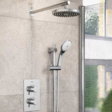 Bristan Prism Fixed Head Dual Concealed Mixer Shower with Shower Kit -