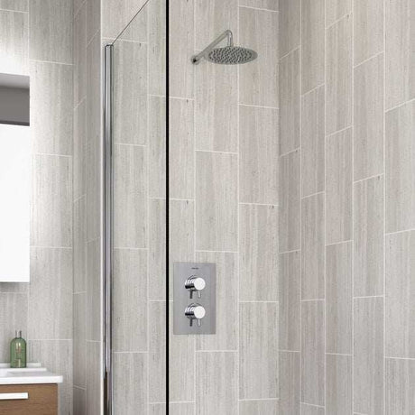 Bristan Prism Fixed Head Dual Concealed Mixer Shower with Bath Filler 