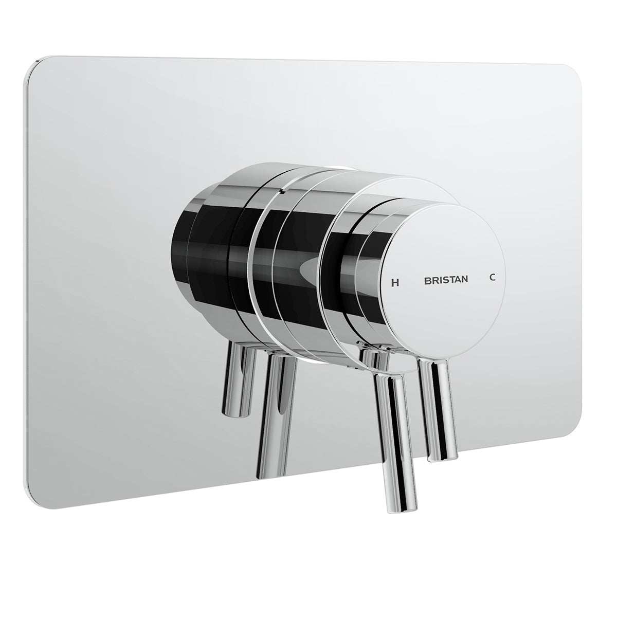 Bristan Prism Modern Concealed Concentric Shower Valve - Chrome - PM2 