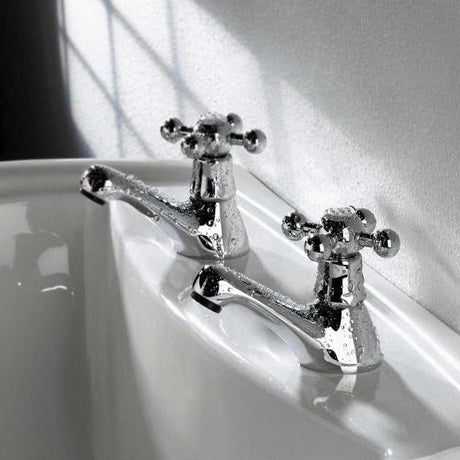 Bristan Regency Traditional Basin Taps - Chrome Plated - R 1/2 C