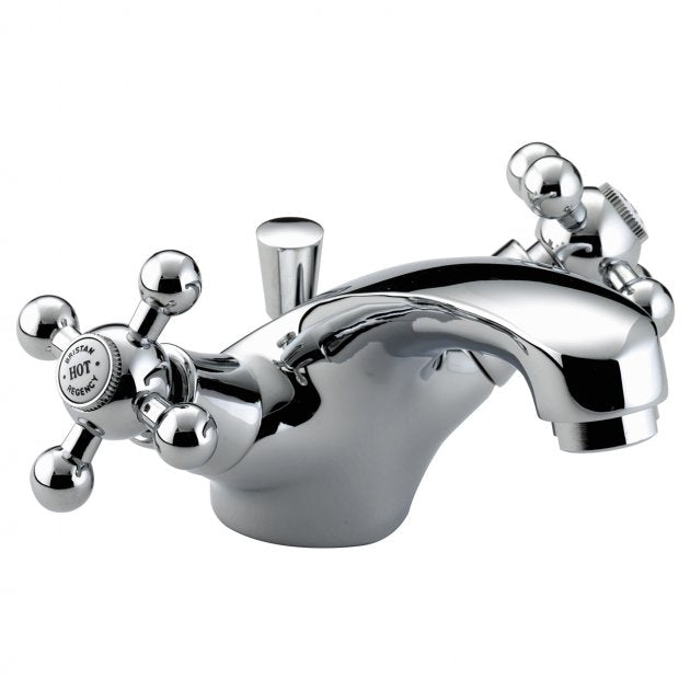 Bristan Regency Mono Pop Up Waste Basin Mixer Tap - Chrome - R BAS C