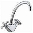Bristan Regency Easyfit Traditional Round Kitchen Sink Mixer Tap - Chrome - RG SNK EF C