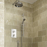 Bristan Renaissance Recessed Dual Control Thermostatic Shower Valve with Diverter - Chrome - RS2 SHCDIV C